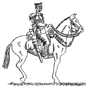 Mounted military policeman 