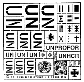 United Nations markings 
