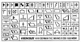 German tactical markings 