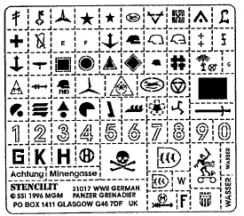 Panzer Grenadier markings 
