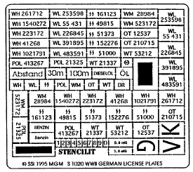 German licence plates 