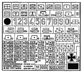 Modern Bundeswher markings 