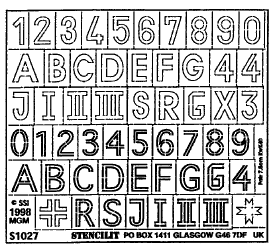 German Panzer numbers and letters 