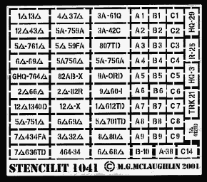 U.S. Vehicle Unit ID Codes