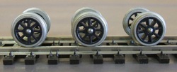 10.5mm Bogie wheels - 8-spoke