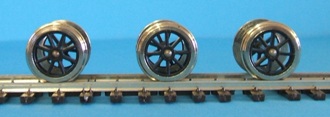 13mm Bogie wheels - 8-spoke