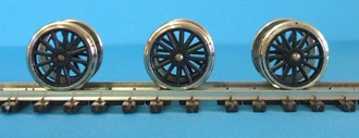 14mm Bogie wheels - 12-spoke