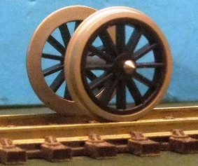 17mm Wagon/Coach/Tender wheels - 12-spoke
