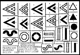 The Luftwaffe Gruppe and Staffel markings 