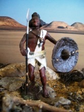 Sudanese Dervish 1880-1920 Both knees bent
