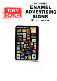 Enamel Advertising Signs Set Four