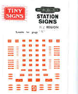 B.R. Station Signs [North Eastern Region]