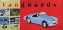 1:43 MGA cabriolet in Blue