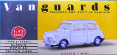 1:43 Austin 7 Mini in White