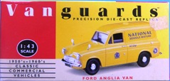 1:43 Ford Anglia van - Benzole