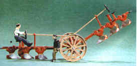 1:76 Fowler Balance Plough 