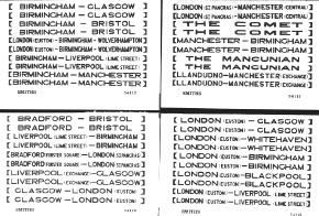 Smiths Coach Boards - L.M.S.