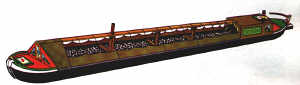 70ft Horse Drawn Coal Boat Kit 