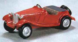 MG TD open sports car 