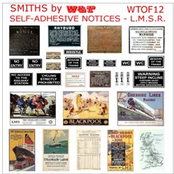 LMSR Assorted Self-adhesive notices & posters 1:43