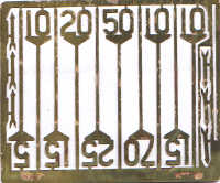 Etched Brass Speed Restriction Signs 1:43