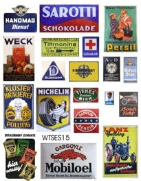 German Pre-War/WW2 Advertising Signs - 1