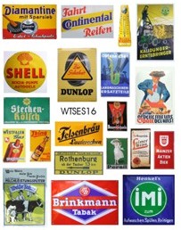 German Pre-War/WW2 Advertising Signs - 2