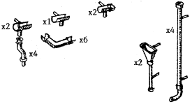 Half round guttering accessories 