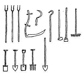 Agricultural and garden tools 